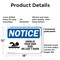 Signmission Swim At Your Own Risk We Can't Swim, 18 in W x Rectangle, Plastic OS-2PACK-NS-P-1218-L-18516 - alternate 3